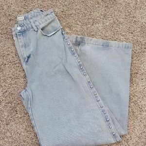 Avec Les Filles Light Blue Denim Jeans